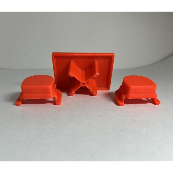 Fisher Price Little People Family Camper Red Table And Chairs #994 Lot Of 3 - Picture 6 of 9